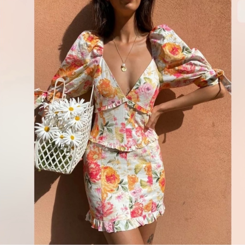 For Love And Lemons Julep Mini Dress Size Small